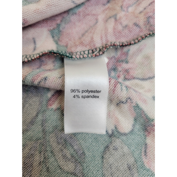 Maurices Boho Mini Dress Green Floral V-Neck Tie Waist Babydoll Women's Size XL - Picture 11 of 12